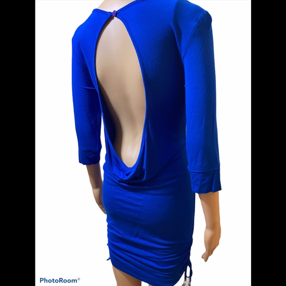 COOGI bright blue embellished Bodycon NWT size S - Picture 3 of 8